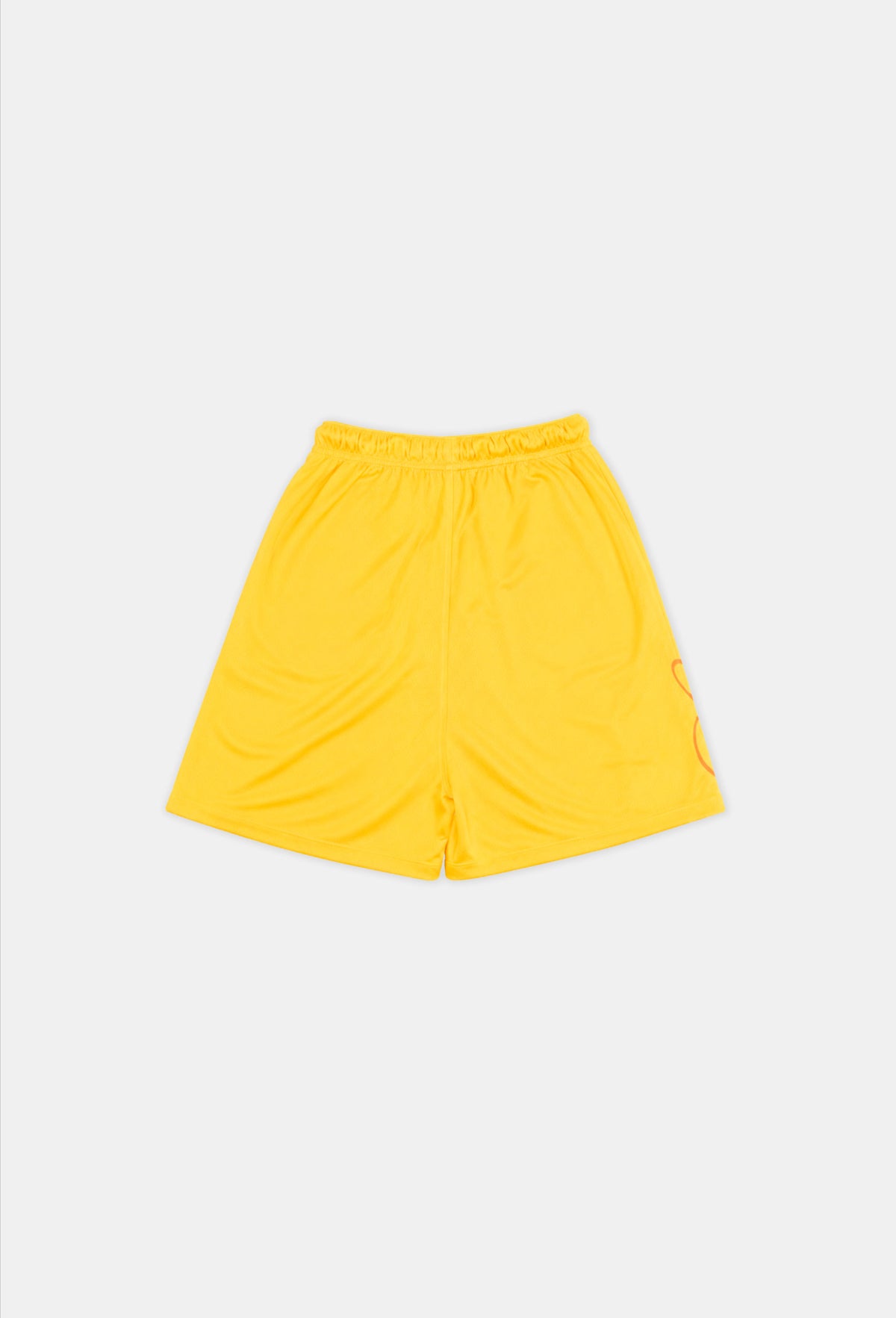 Yellow Mesh Basketball Shorts