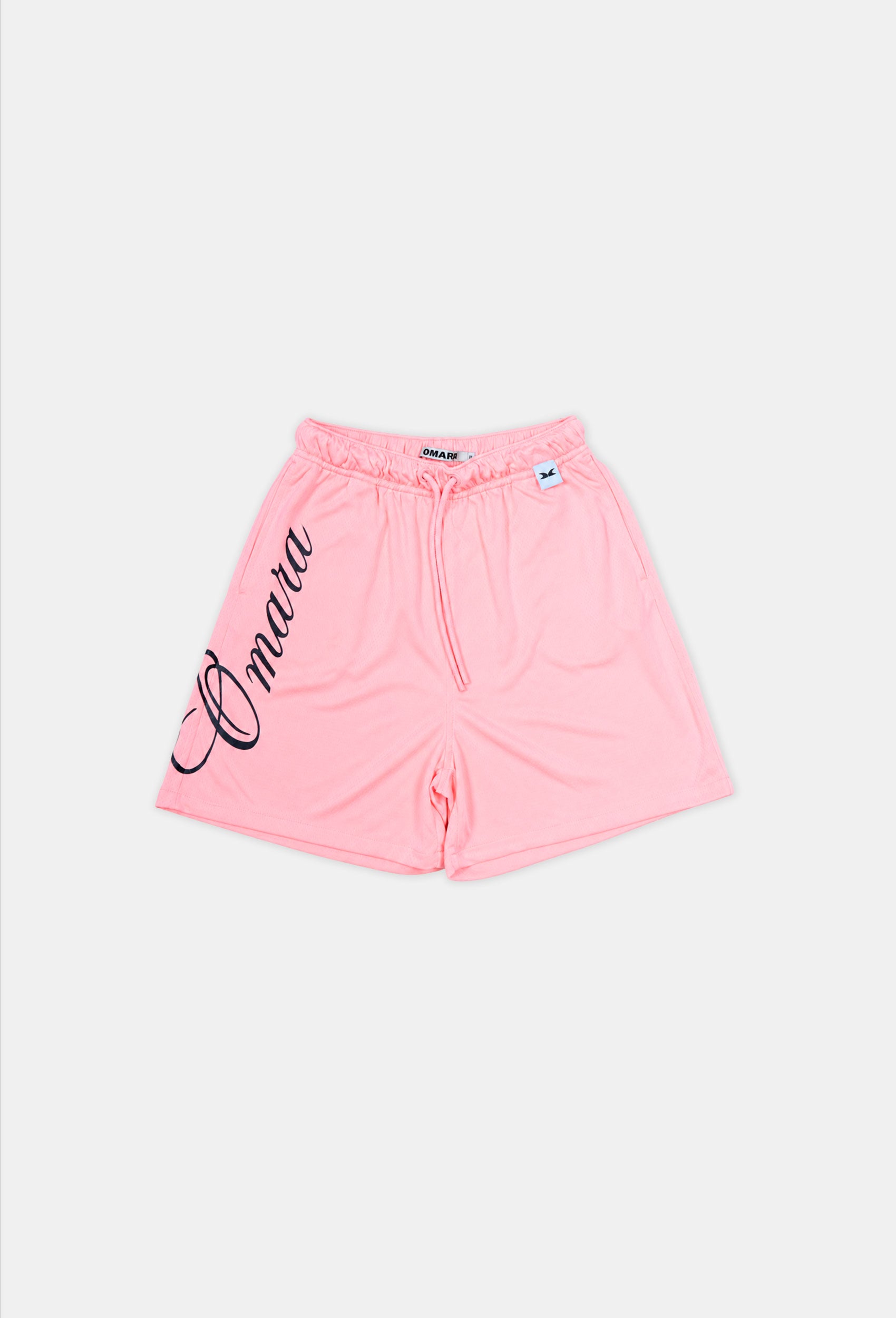 Pink Mesh Basketball Shorts