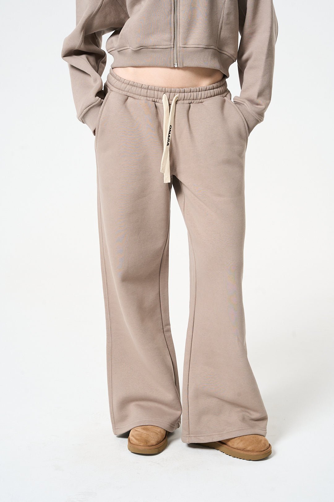 The Core 2.0 Latte Wide Jogger Pants
