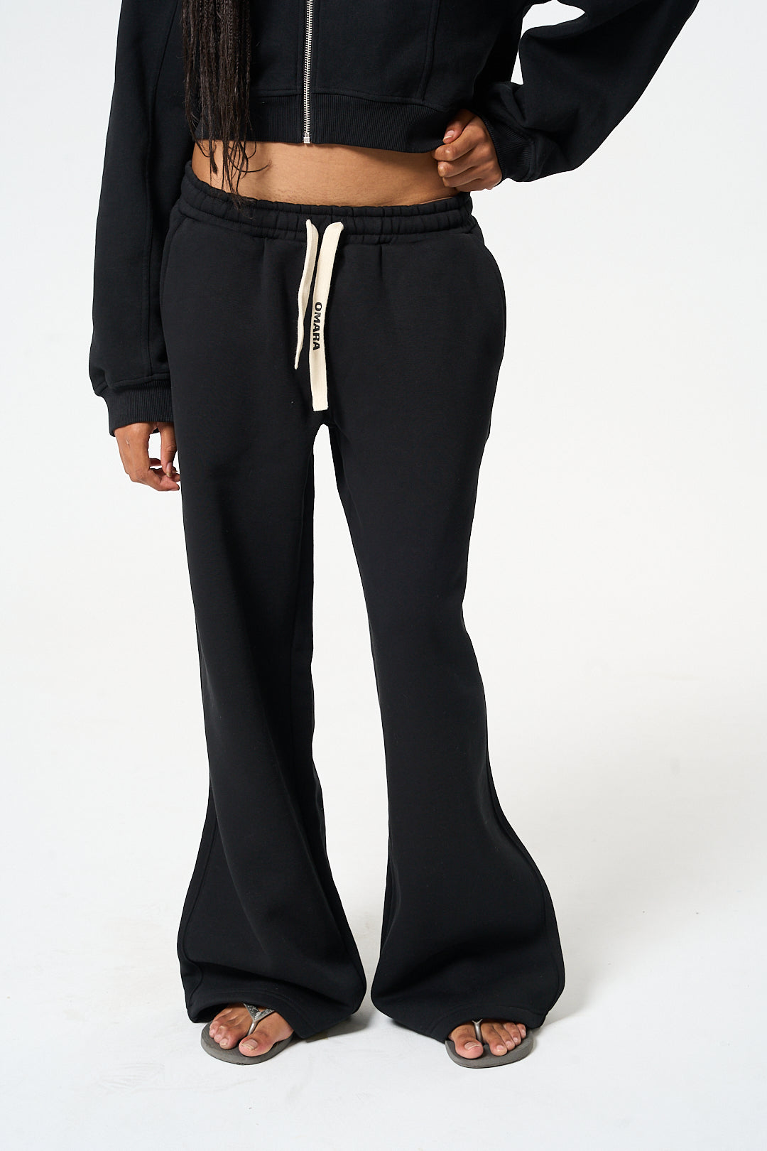 The Core 2.0 Black Wide Jogger Pants