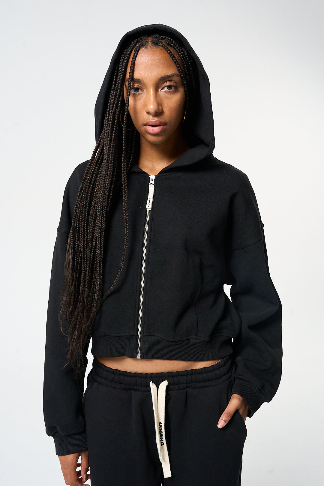 The Core 2.0 Black Zipper Hoodie