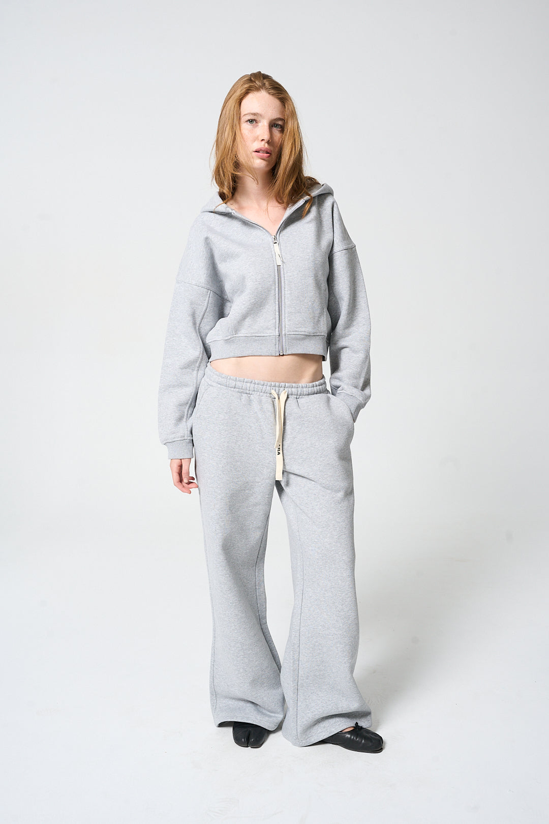 The Core 2.0 Grey Zipper Hoodie