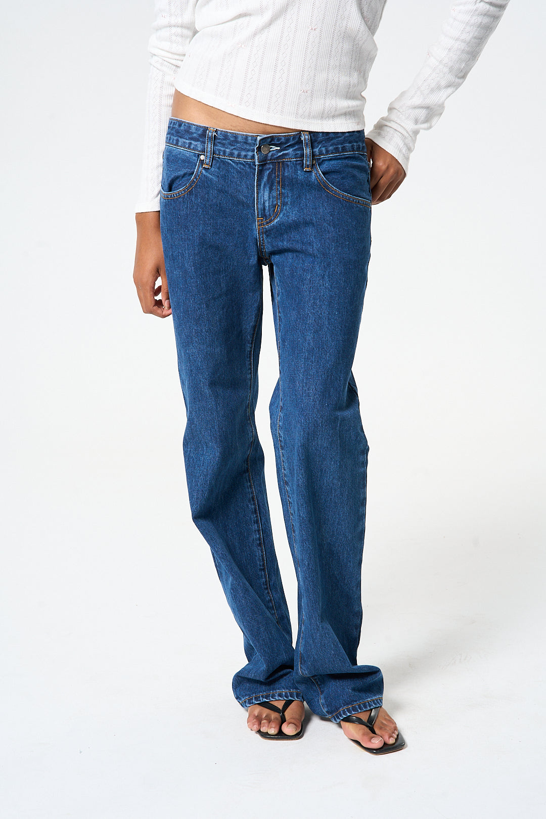 Classic Low Rise Dark Denim