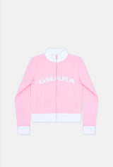 00s Baby Pink Cropped Hoodie