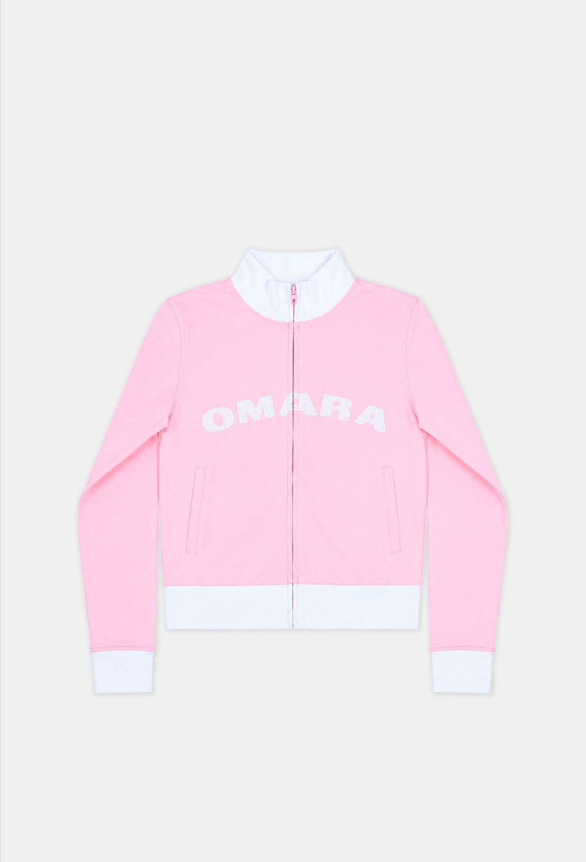 00s Baby Pink Cropped Hoodie