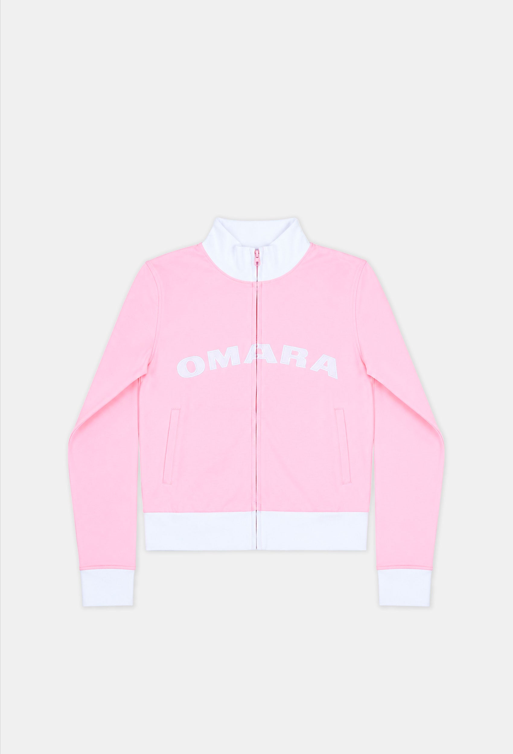 00s Baby Pink Cropped Hoodie