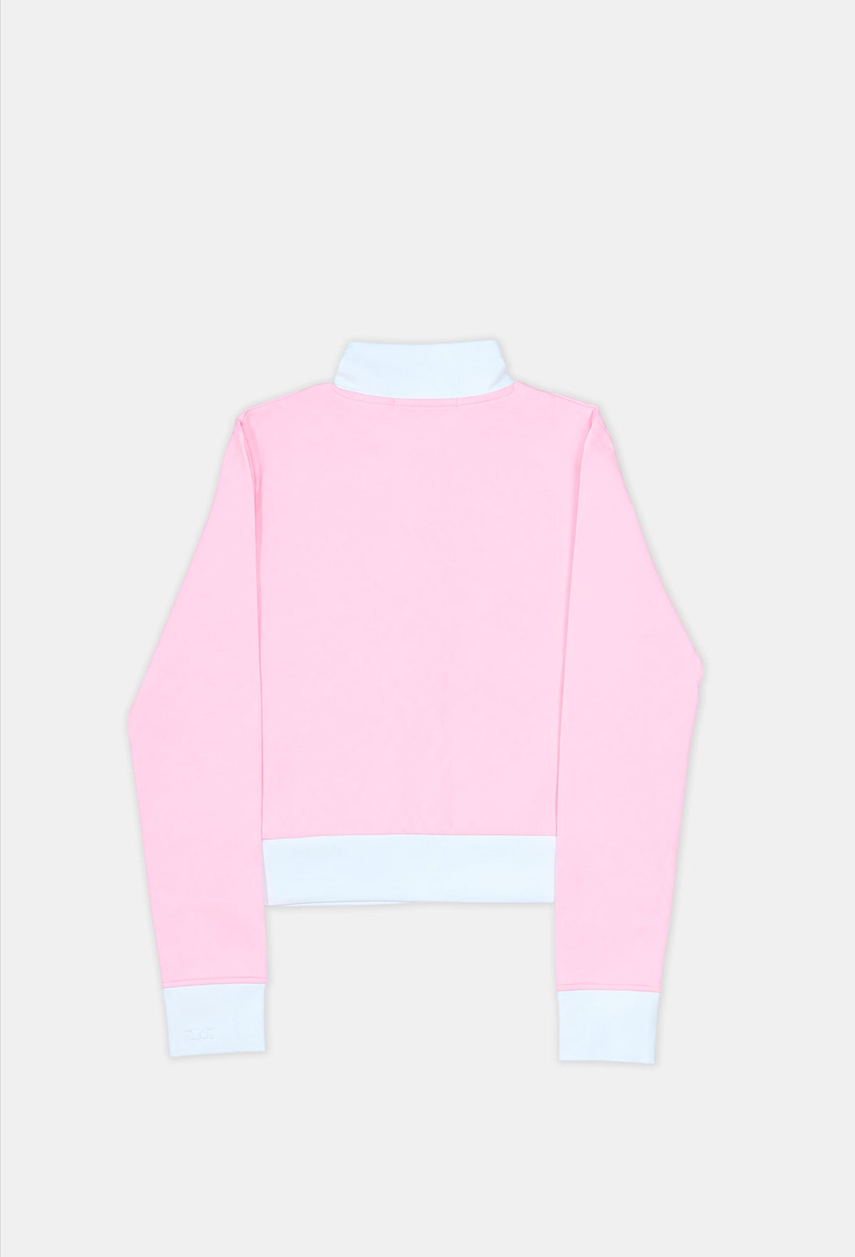 00s Baby Pink Cropped Hoodie