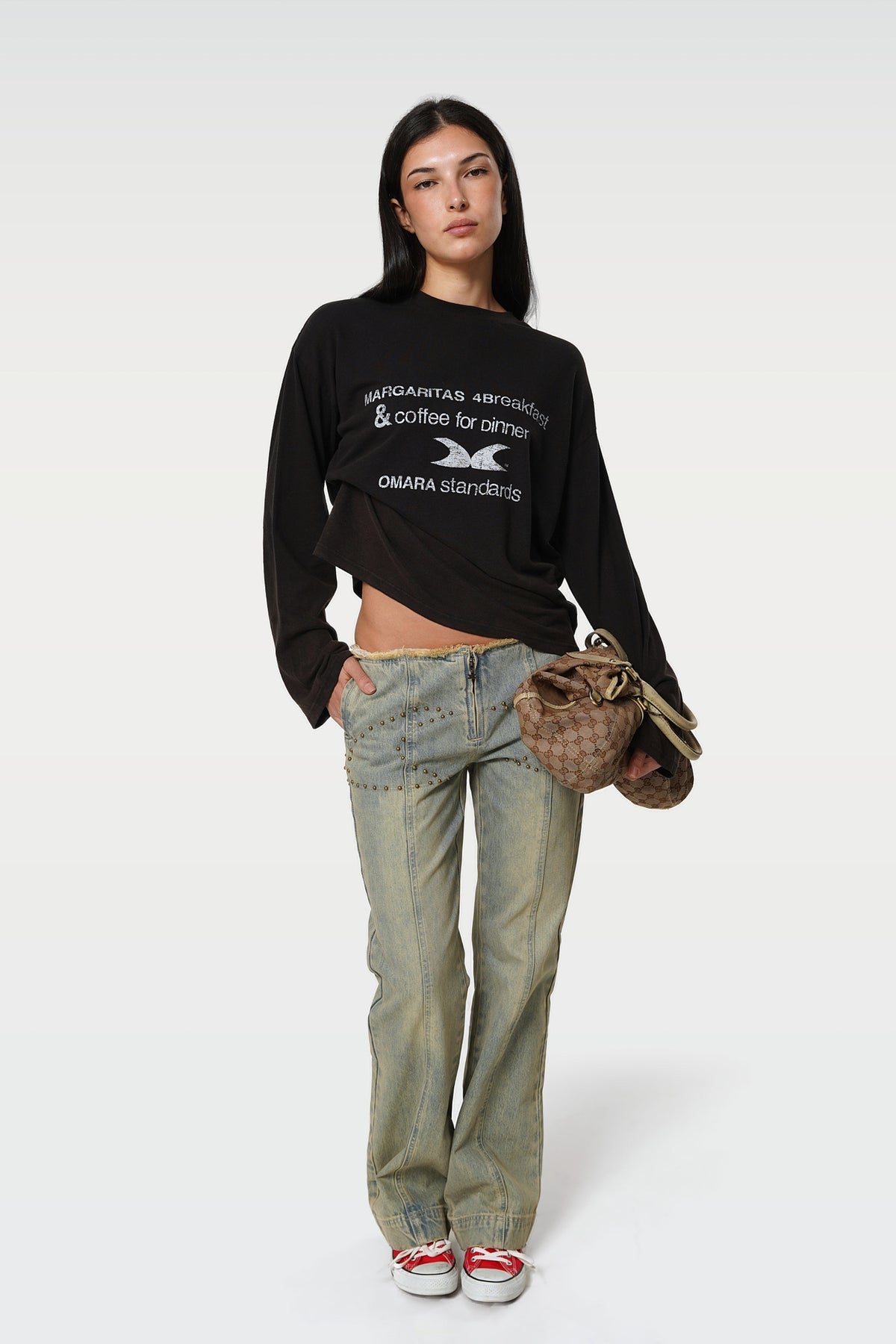 OM Studded Jeans