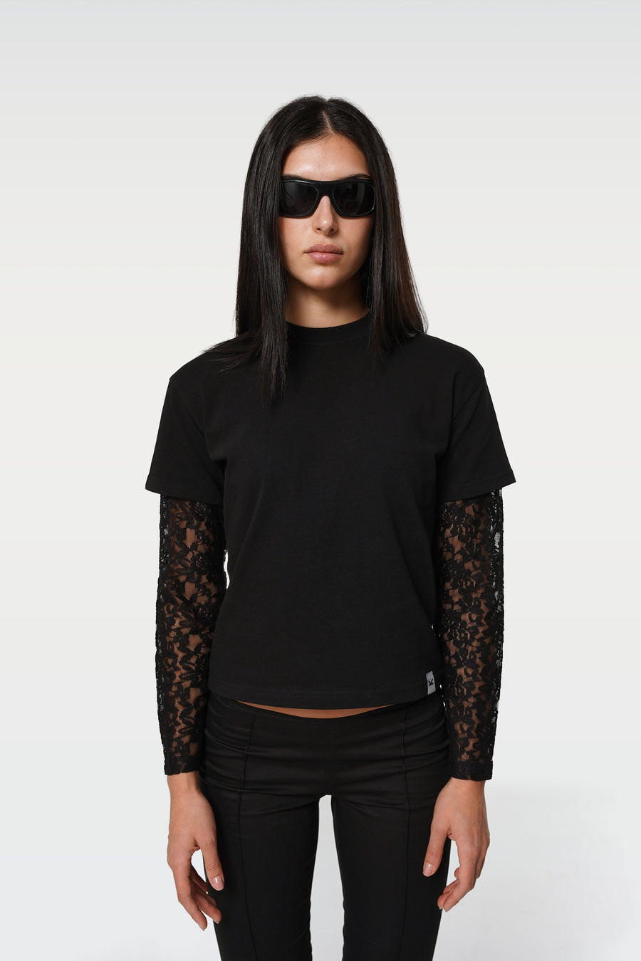 Lace Sleeve Top