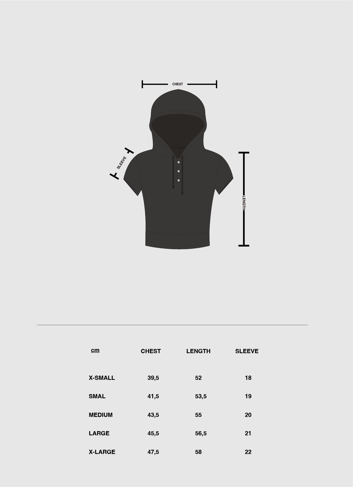 Size & fit guide: Hooded Striped Blue Polo