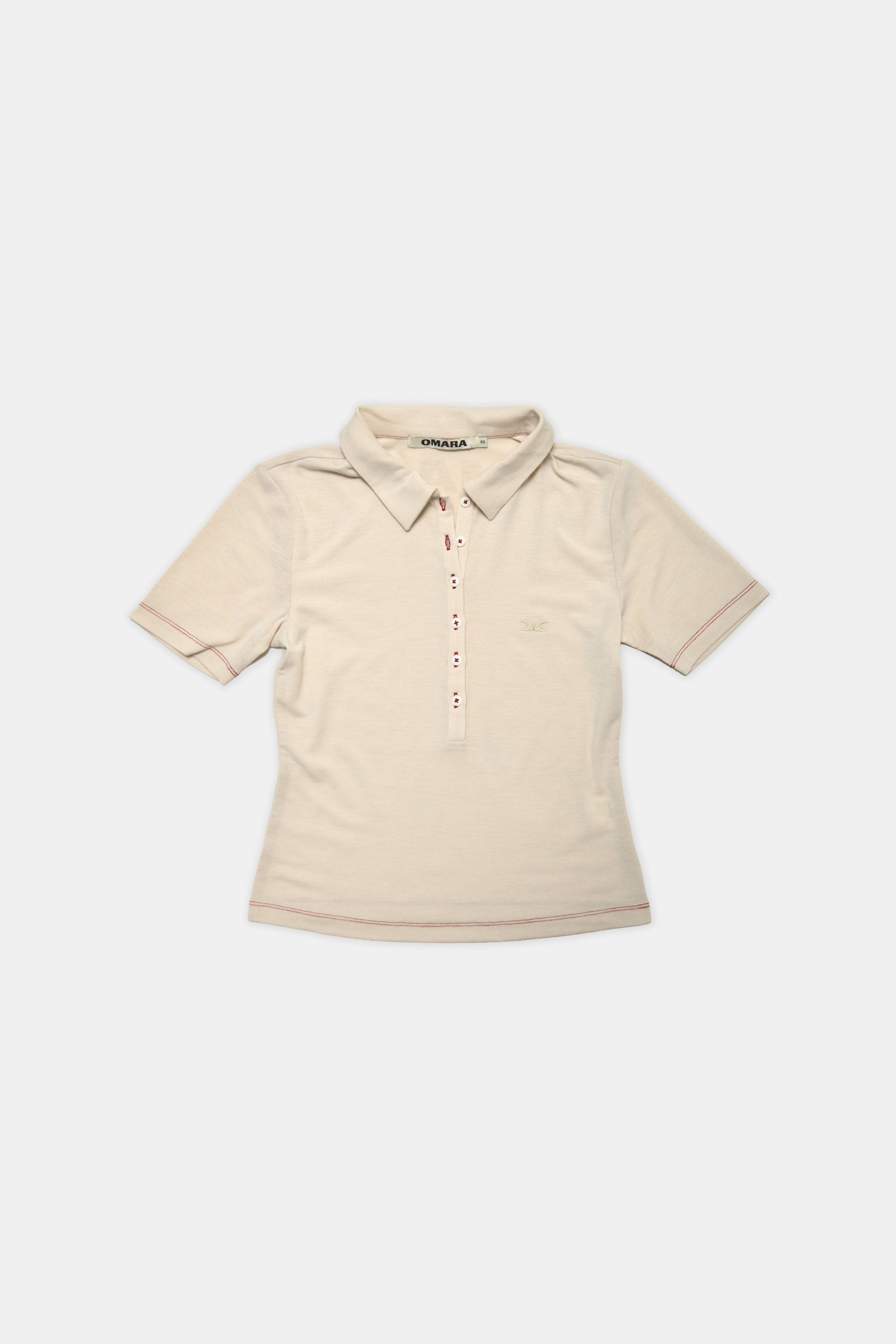 Fitted Ecru Polo