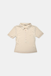 Fitted Ecru Polo