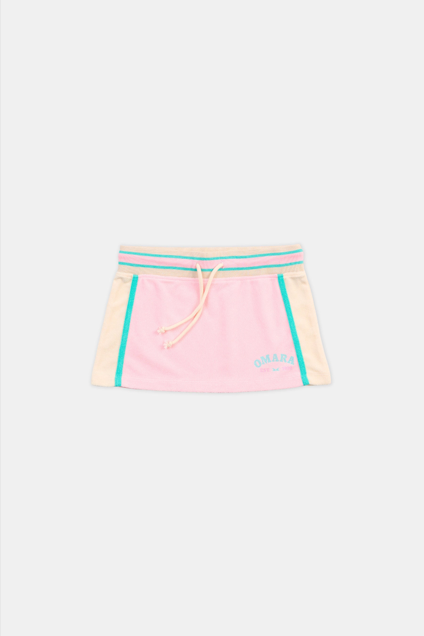 Pink Towel Mini Skirt