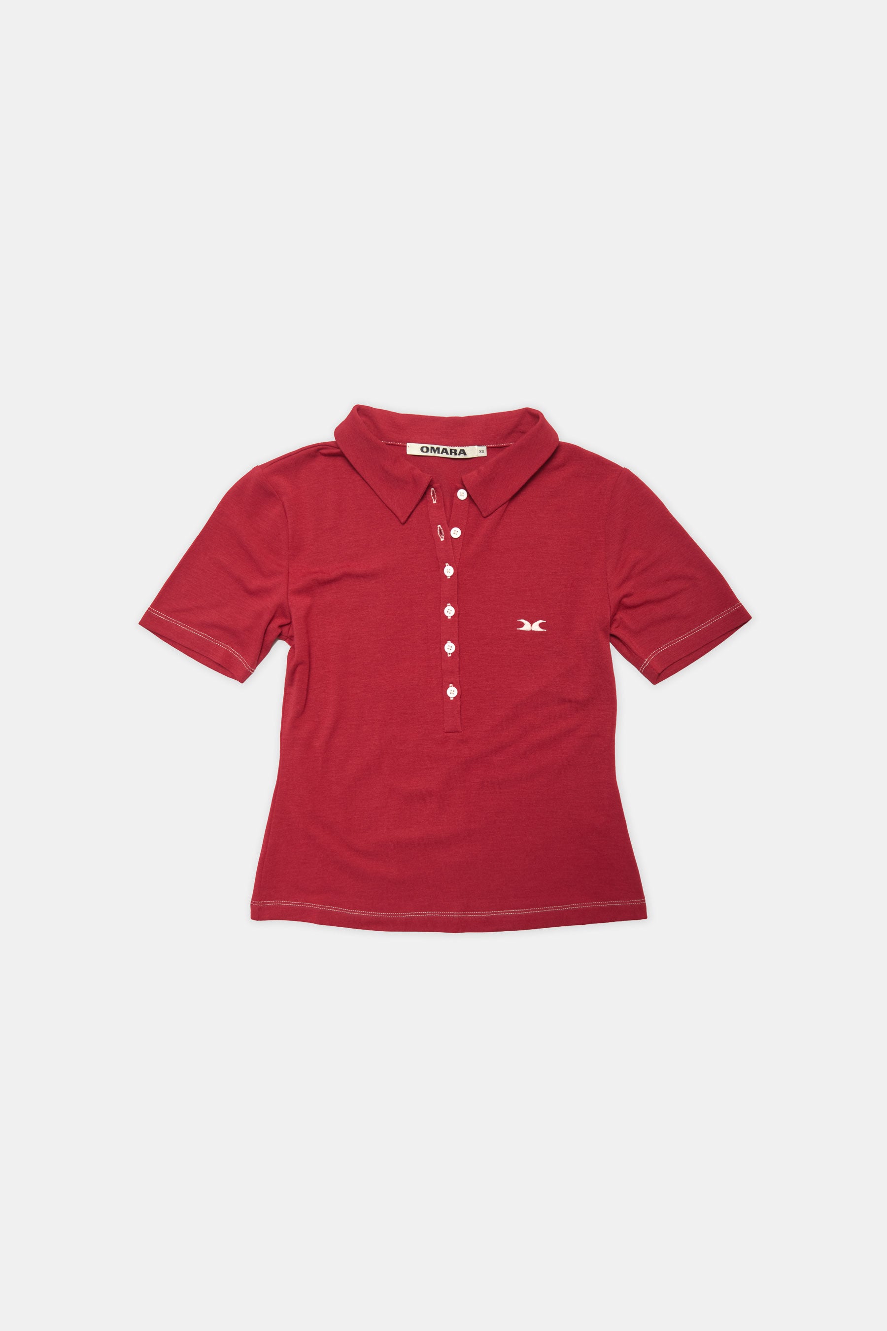 Fitted Red Polo