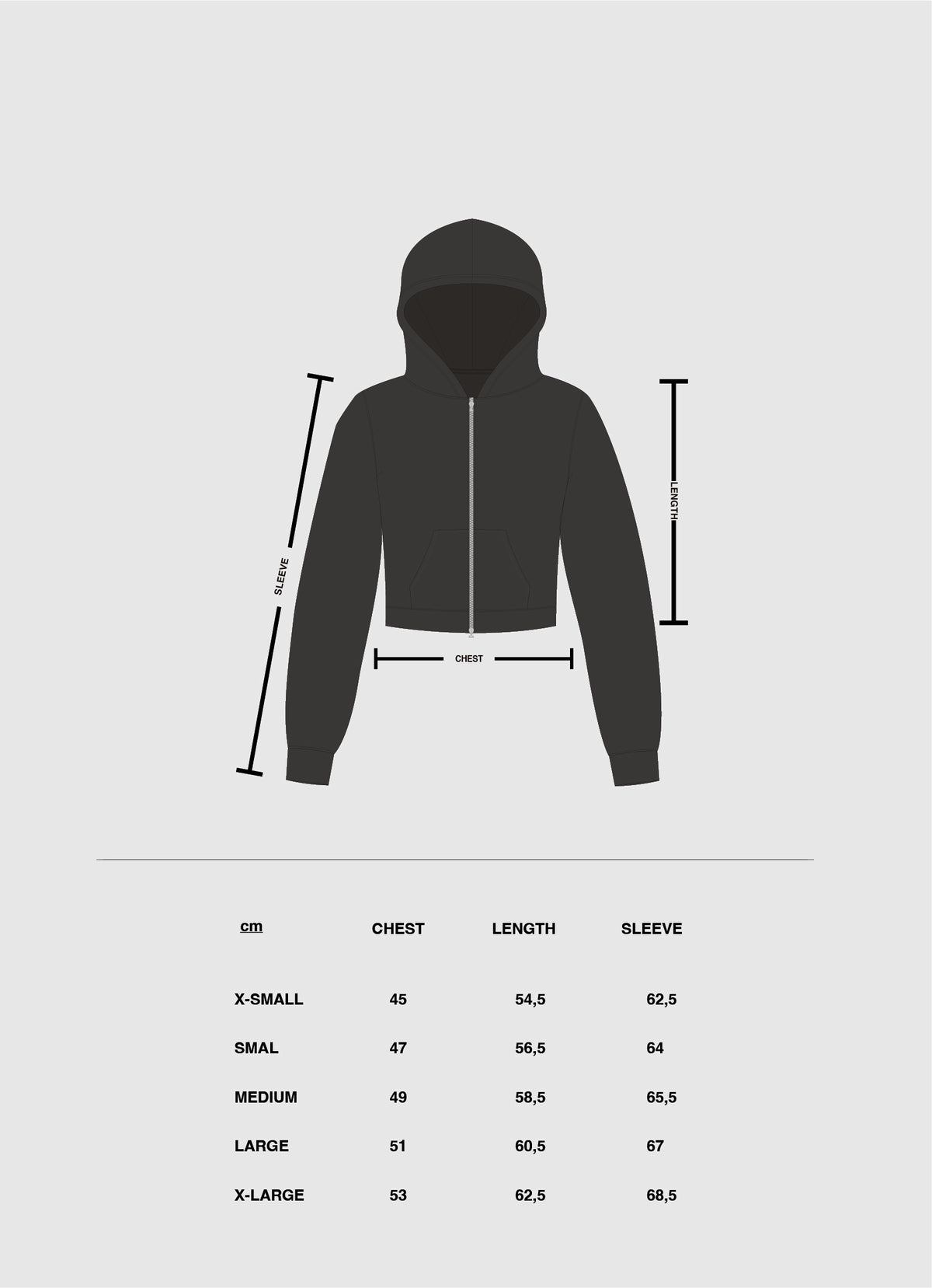 Size & fit guide: Essential Green Striped Hoodie