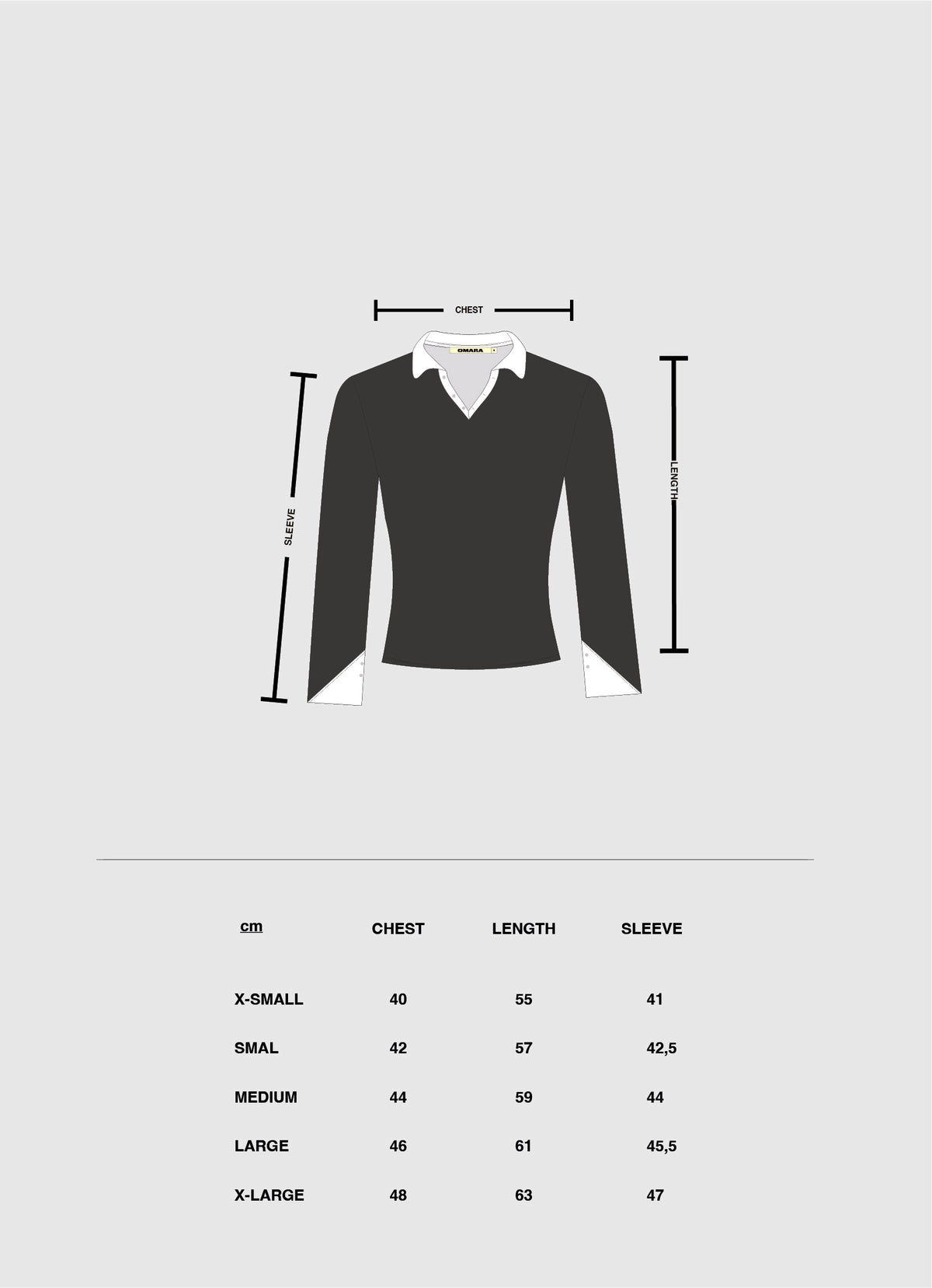 Size & fit guide: The Messy Girl Polo