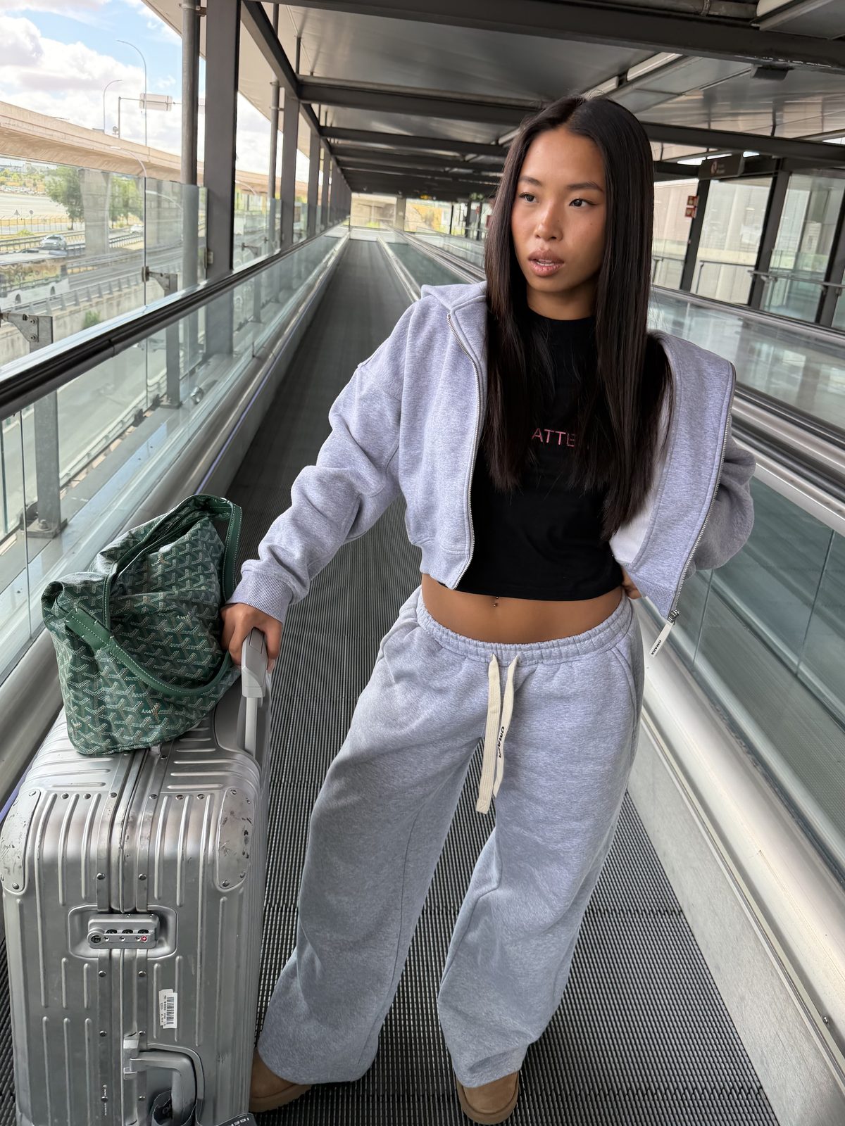 The Core 2.0 Grey Wide Jogger Pants